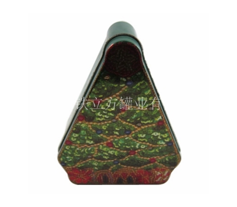 christmas tree tin